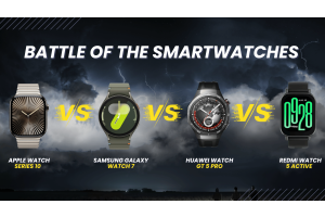 Battle of the Smartwatches: Apple Watch Series 10 vs Galaxy Watch 7 vs Redmi Watch 5 Active vs HUAWEI WATCH GT 5 Pro