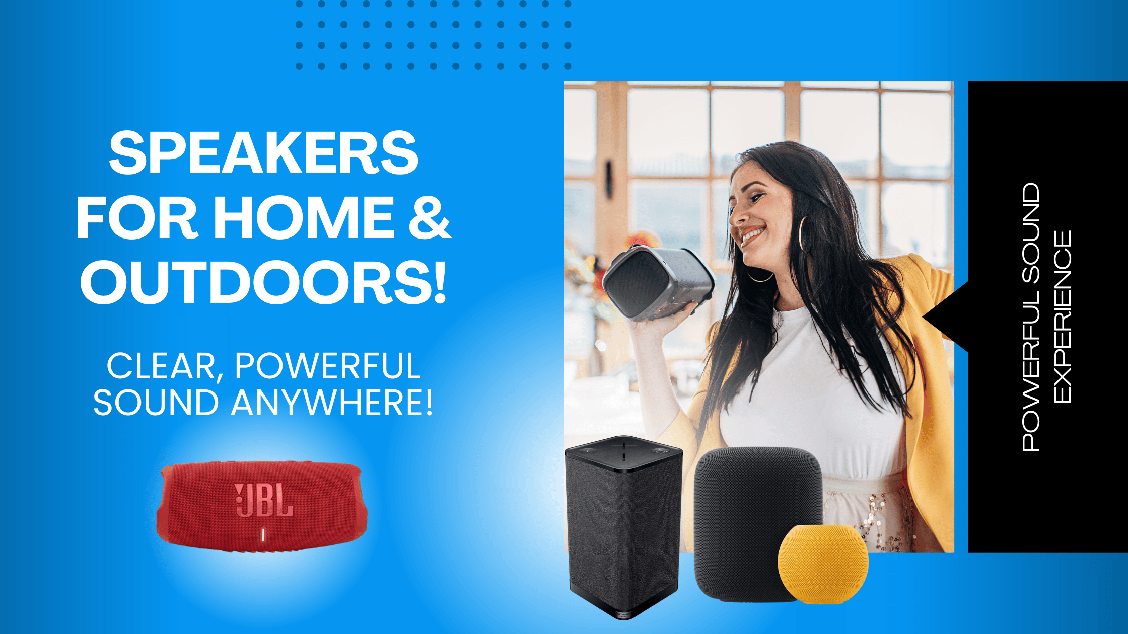 High-Quality Speakers for Home & Outdoor Use